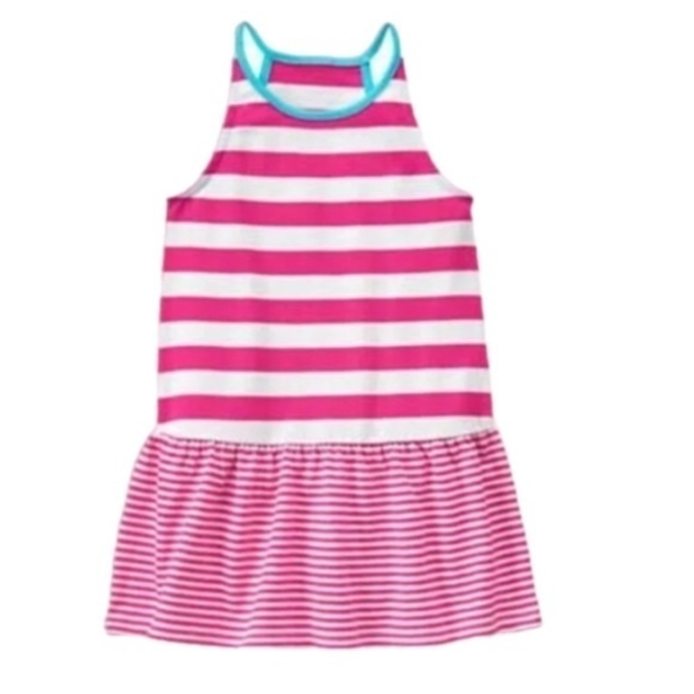 Gymboree hot pink drop waist dress EUC 100% cotton
